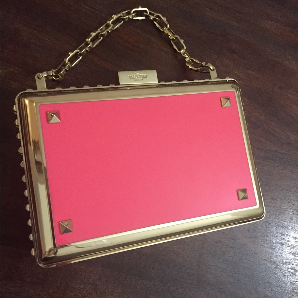 Valentino Garavani Audiere Clutch Rockstud Bag
